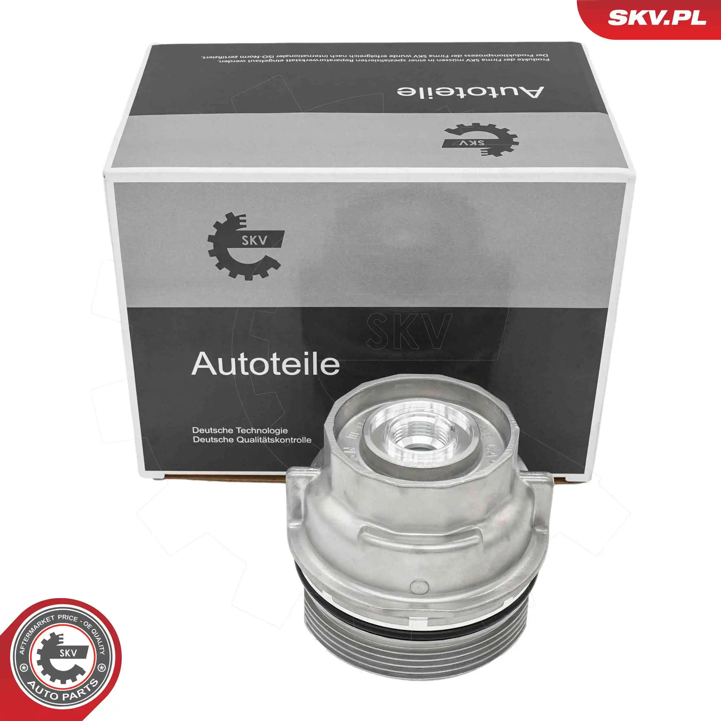 Cap, oil filter housing